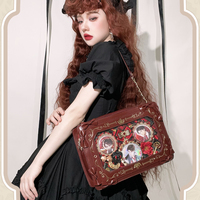 Picture Frame Japanese Retro Elegant Girl Women Cute Shoulder Messenger Bag - Thumbnail 6