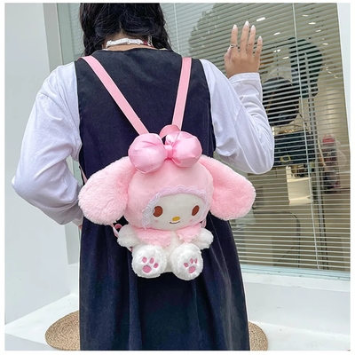 Japanese Anime Cartoon Plush Backpack 