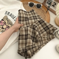 Plaid Ruffle High Waist Mini Skirt  - Thumbnail 7