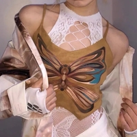 Butterfly Lace Halter Neck Dress + Gloves  - Thumbnail 7