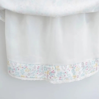 Floral Print Lace Trim Sling Dress - Thumbnail 5