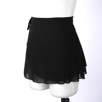 Black Wrap Up Ballet Skirt - Thumbnail 1