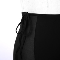 Black Wrap Up Ballet Skirt - Thumbnail 3