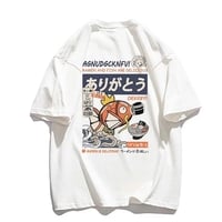 Japanese Fish Print Short Sleeve T-shirt  - Thumbnail 5