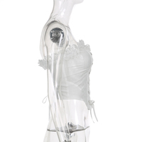 White Bustier Corset Top - Thumbnail 6