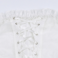 White Bustier Corset Top - Thumbnail 8