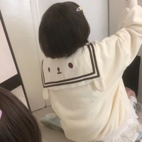 Kawaii Sailor Collar Zip Up Hoodie - Thumbnail 7