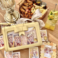 Original Lovely Love Rhombus One Shoulder Diagonal Flip Bow Knot Pain Bag - Thumbnail 1