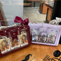 Original Lovely Love Rhombus One Shoulder Diagonal Flip Bow Knot Pain Bag - Thumbnail 4