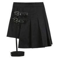 Black Pleater Garter Skirt - Thumbnail 6