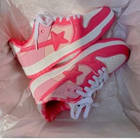 Harajuku Pink Star Casual Shoes - Thumbnail 1