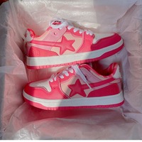 Harajuku Pink Star Casual Shoes - Thumbnail 2