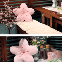 Cute Sakura Cherry Blossom Flower Plush Girl Chair Seat Cushions Pillows Room Decor - Thumbnail 5