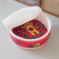 Red Japanese Canned Sesame Tomato Soup Cats Dogs Pets Beds House - Thumbnail 5