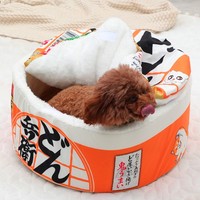 Red & Orange Japanese Beef Ramen Instant Noodles Cup Cats Dogs Pets Beds House - Thumbnail 7