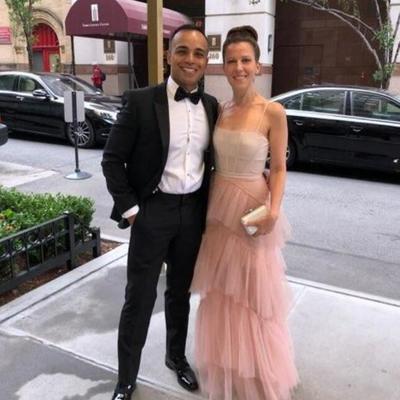 Light pink a line tulle prom dresses - Thumbnail 1