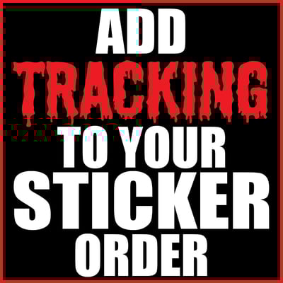Add tracking to sticker order