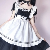 Japanese Maid Dress Costume Set - Thumbnail 1