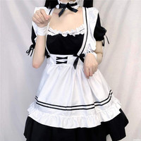 Japanese Maid Dress Costume Set - Thumbnail 2