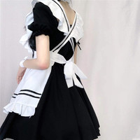 Japanese Maid Dress Costume Set - Thumbnail 4
