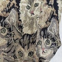 Cat Embroidery Lace Up Corset Top - Thumbnail 4