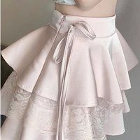 Sweet Lace High Waist A-Line Skirt - Thumbnail 5