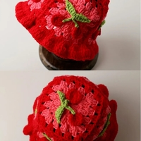 Cherry Knit Hat - Thumbnail 3