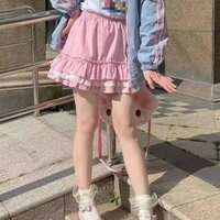 Pink Lace Patchwork Skirt - Thumbnail 4