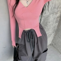 Pink Oversized Baggy Cargo Pants  - Thumbnail 7