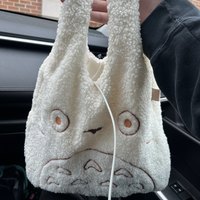 Fluffy Japanese Anime Tote Bag - Thumbnail 6