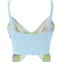 Butterfly Knit Crochet Top - Thumbnail 1