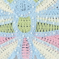 Butterfly Knit Crochet Top - Thumbnail 2