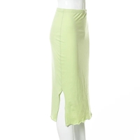 Green Bow High Waist Maxi Skirt  - Thumbnail 4