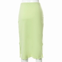 Green Bow High Waist Maxi Skirt  - Thumbnail 5