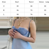 Blue Mermaid Bustier A-Line Dress - Thumbnail 7