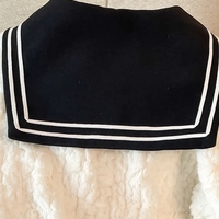 Japanese Sailor Fluffy Bow Knot Jacket - Thumbnail 6