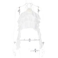 Ruffle Flower Halter Top - Thumbnail 4
