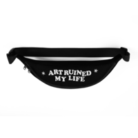 ART RUINED MY LIFE  FANNY PACK  - Thumbnail 2