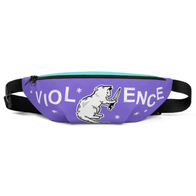 Violent cat  fanny pack 