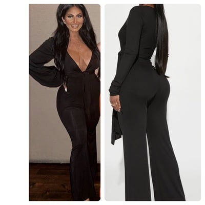 Solid jumpsuit-td - Thumbnail 3