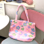 Y2K FLUFFY FLOWERS BAG-3