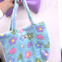 Y2K FLUFFY FLOWERS BAG-4