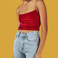 Y2K VELVET CAMISOLE - Thumbnail 2