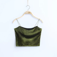 Y2K VELVET CAMISOLE - Thumbnail 4