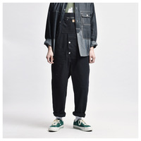 Multi-Pocket Casual Men's Overalls - Thumbnail 3