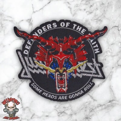 Judas priest lasercut woven patches