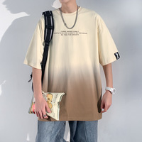 Casaul Gradient O-Neck T-Shirts - Thumbnail 2