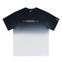 Casaul Gradient O-Neck T-Shirts - Thumbnail 7