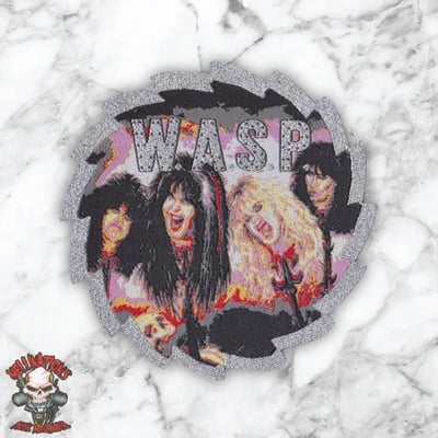 W.a.s.p. lasercut woven patches