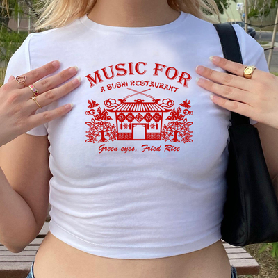 MUSIC FOR A SUSHI RESTAURANT TEE